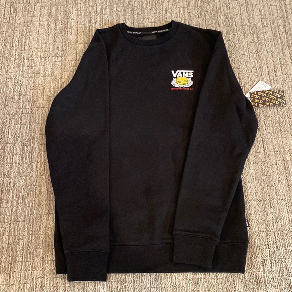 Vans pullover sweatshirt and new Vans keychain included.